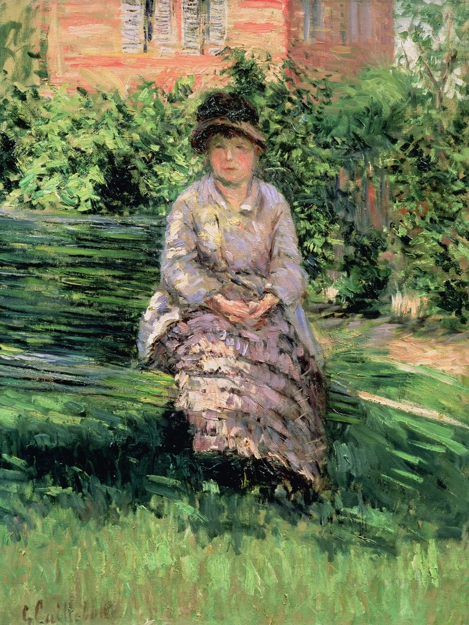 Madame Renoir nel giardino a Petit - Gennevilliers, c.1891